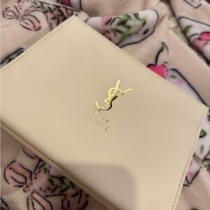 YSL Beaute Cream Makeup Pouch